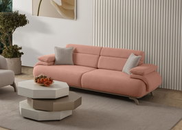 Atelier Del Sofa Bonjo Silver - Powder Sofá de 3 Plazas